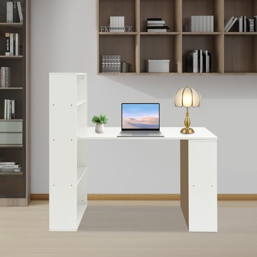 Bureau d'angle avec rangement pour optimiser l'espace de votre petit salon - 8