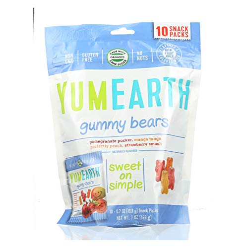 Yummy Earth Gummy Bear Snack Packs (12x10x.7oz) miniatura 1