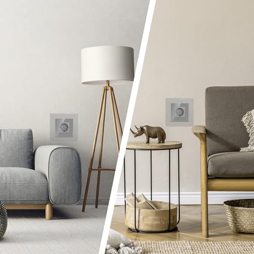 ShnminEU Lichtschalter Schutz für Wand 6 Stücke Transparenter Tapetenschutz für 1-fach Steckdose und Lichtschalter Tapetenschoner passend für jedes Schalterprogramm