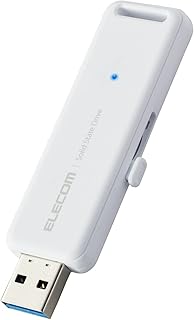 エレコム 外付けssd 1TB コンパクト ポータブル PS5/PS4対応(メーカー動作確認済) USB3.2(Gen1) ESD-EMB1000GWH