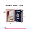 Hello Kitty Passport Holder for Travel Women Official License, Blush Pink Passport Cover, Sanrio Gifts