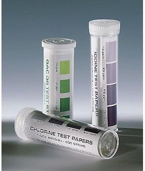 LaMotte 1910 Sanitizer Strength High Range Chlorine Test Strips