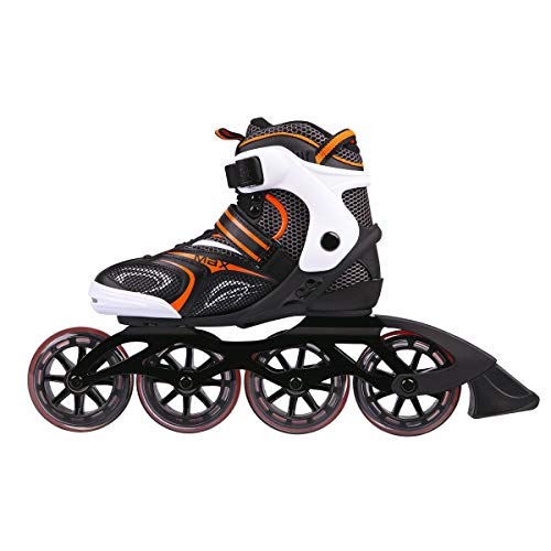 NILS Inlineskates Speedskates Speed MAX 100/80A ABEC9 - Gr. 41, 42, 43, 44, 45 (43)
