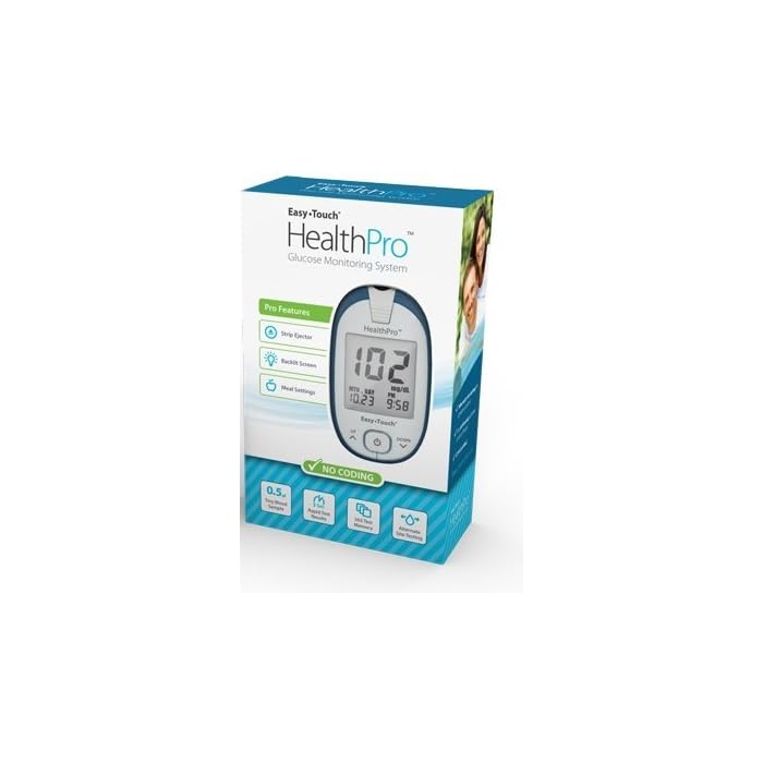 Buy HealthPro Glucose Monitoring Meter with Lancing Device & 10 Lancets