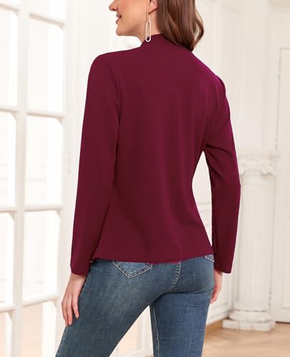 MINTLIMIT Women's Casual Blazer Long Sleeve Open Front Business Work Office Blazer Jacket with Pockets 20253