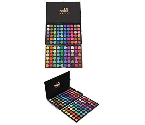 Sedell Paris Bold & Bright Collection 120 Colors Eyeshadow Palette Including Shimmer & Matte-02