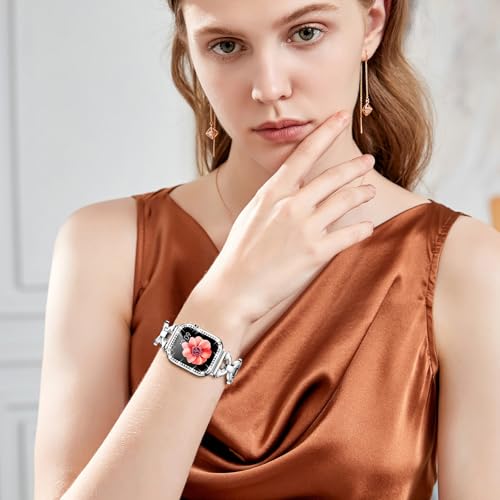 Image of Mesime Bling Jewelry Band Compatible with Apple Watch Bands for Women