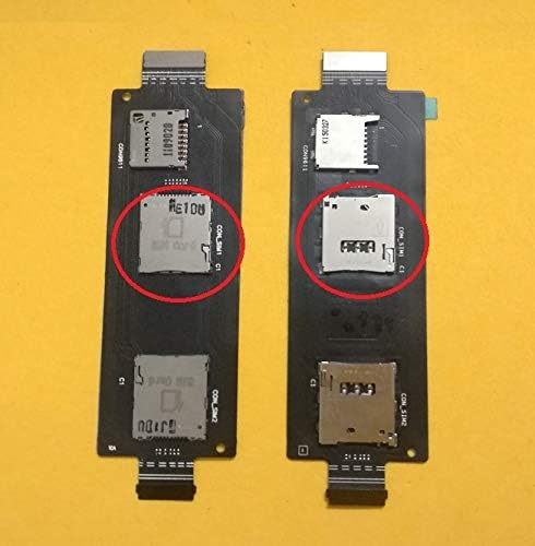 Lysee Mobile Phone Flex Cables - 50pcs For ASUS ZenFone 2 5.5 Inch ZE551ML ZE550ML SIM Card Reader Holder Connector Slot Flex Cable Replacement - (Color: Brown)