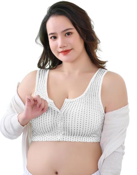 Women's Padded Nursing Bra | Front Open Easy Feeding Design | Wirefree Maternity Bra | Soft Breathable Modal Fabric | Full Support Bra for Pregnancy-image-37