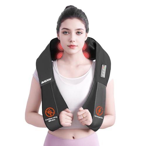 AMZPONY® Cordless Neck Massager for Pain Relief Deep Tissue, Rech...