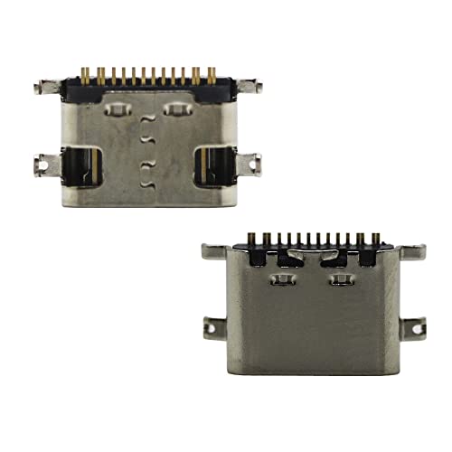 2pcs Type-C USB Charger Charging Port Connector Replacement Repair Part for onn 8