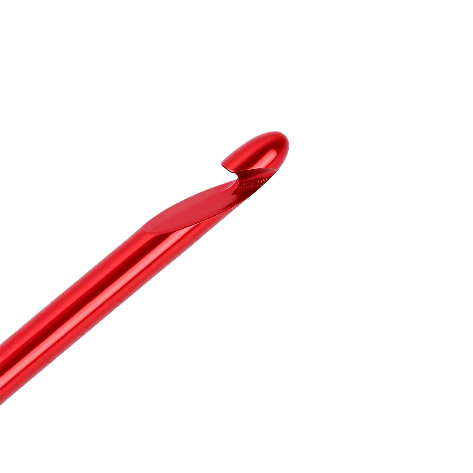 Cryfokt Zestaw 9 Szydełków, Ergonomiczne Aluminiowe Igły do ​​szydełkowania 3,5–8,0 Mm z Kolorowym Antypoślizgowym Uchwytem, ​​torba do Przechowywania ze Skóry PU na Sweter, Szalik i Koc