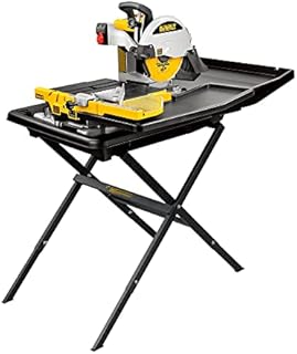 DEWALT Wet Tile Saw with Stand, 10-Inch (D24000S)