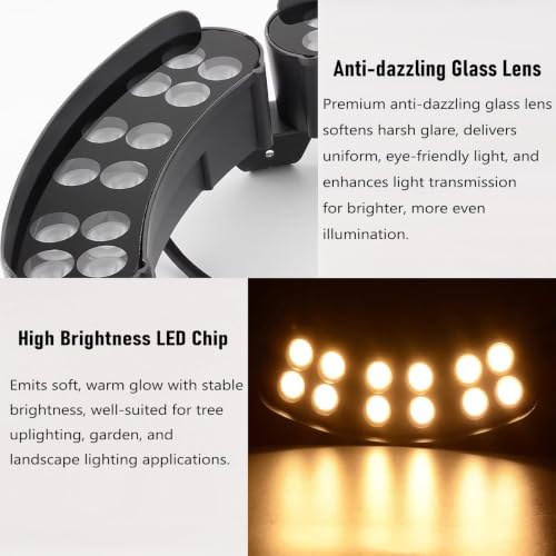 Focos LED exteriores para árboles que evitan parpadeos gracias al estabilizador 6