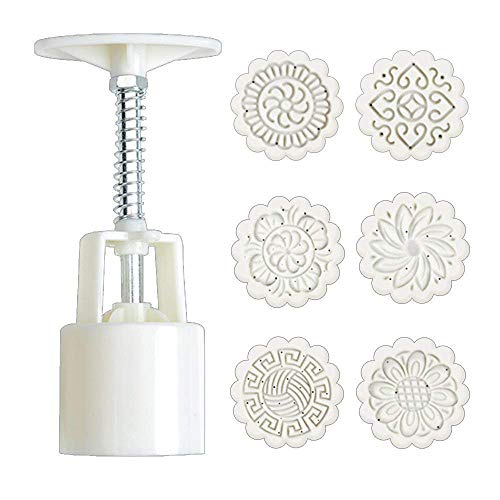 FiedFikt Mondkuchenform für den Herbst, Festival, DIY Dekoration, Handpresse, Mond