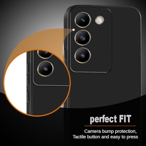 Image of Basic Case for Vivo Y200e 5G (Silicone Black)
