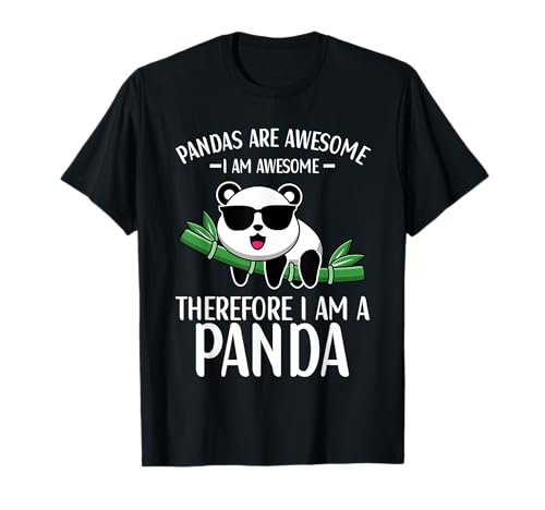 Los pandas son impresionantes amantes del oso panda para niños Camiseta
