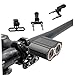 OHPHCALL Cycle Head Light Holder Bike Light Mount Bracket Digital Camera Mount Aluminum Handlebar Lamp Rack Black for Mountain Bikes Road Bikes