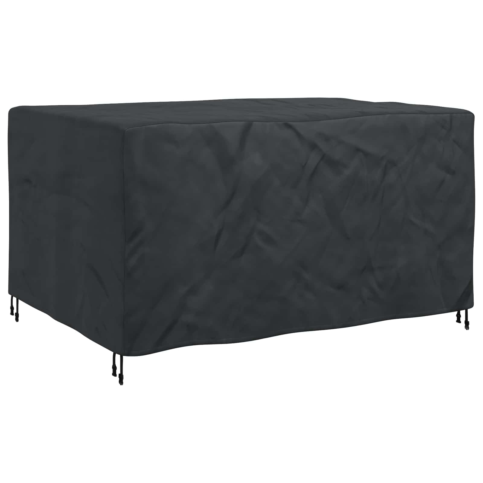 Knerpwd 210D Oxford Fabric Waterproof 210D Furniture Cover Plain Black 180X150x85 Cm For Indoor Outdoor Use