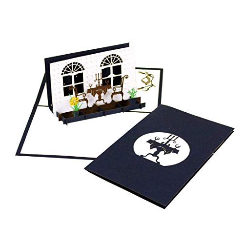 Candlelight Dinner, biglietto pop-up, invito al