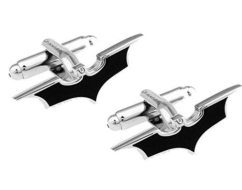 Black Bat Mark Cufflinks Men's Cufflinks for Groom Wedding Dress3
