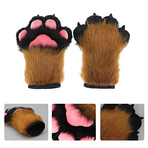 Guantes de pata de animal para adultos ideales en fiestas de cosplay 2