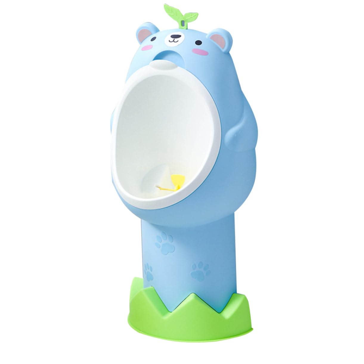 Orinal de Pie para Niños Azul Ajustable Diseño de Animales