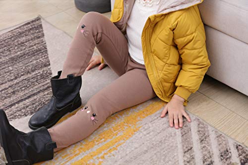 IRELIA Winter Girls Cotton Fleece Lined Leggings Pants Black S - image 2