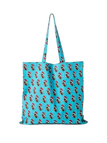 Sac femme Surkana en toile bleu idéal pour le shopping et les sorties