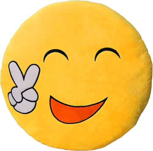 Vnnigmn Smiley Kissen Niedlich Soft Plüsch Emoticons Home Dekoration Geburtstag Geschenk Heimdekoration
