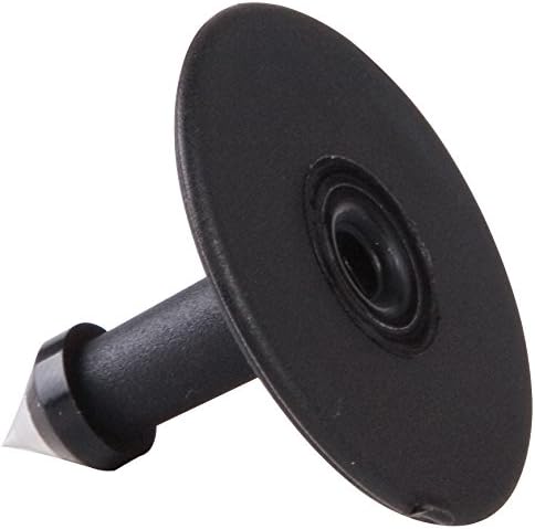 YTEXMale Buttons Ear Tag BLACK All American Identification 25 Count