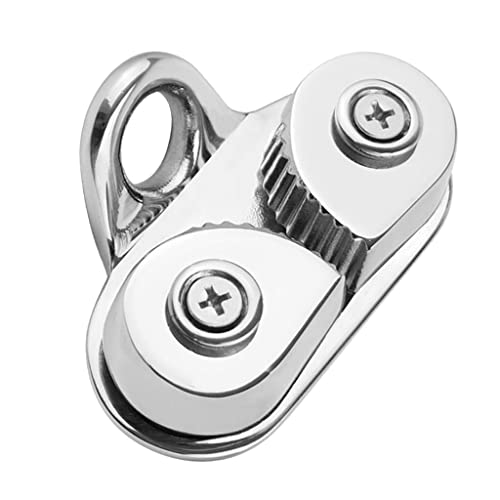SDENSHI Taquet Coinceur Corde Bateaux Taquets d'Amarrage INOX Accessoires de Bateaux Marine Kayak - Argent