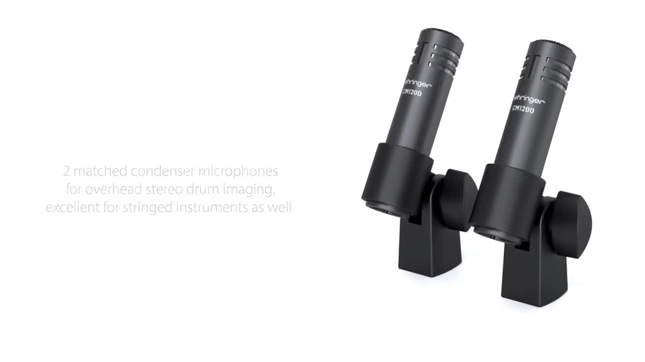 Behringer BC1200 Professional 7-Piece Drum Microphone Set for