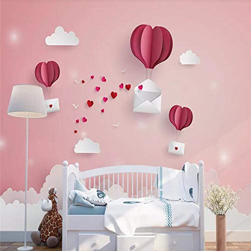 Images En Papier Découpé Blanc Et Rouge Papier Peint 3D Intissé Bureau Salon Canapé Chambre Fond Décoration Murale-430cm×300cm