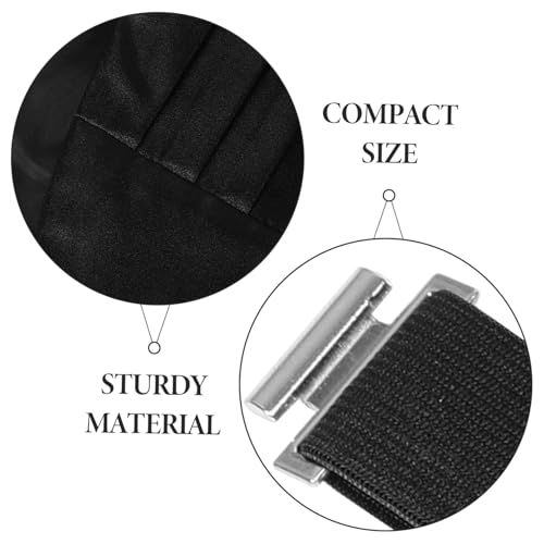 FRCOLOR Satin Cummerbund for Men Adjustable Formal Waist Band Pre-tied Bow Tie for Weddings and Special Events Elegant Tuxedo Accessories3