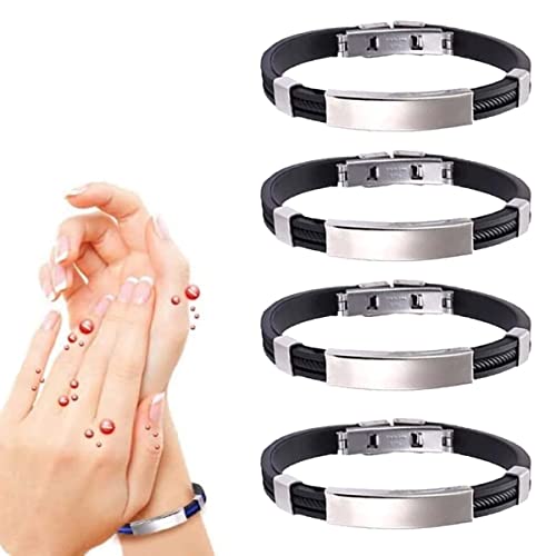 MnPalettey 2023 Upgrad Ion Pro TitaniumDetox LympUnclog Wristband, Titanium Detox Lymph Unclog Pulsera magnética (Negro)