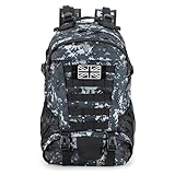 Jueachy Military Tactical Backpack 35L Army Assult Camouflage Hunting Rucksack Molle Waterproof 3 Day Large Rucking Backpack for Outdoor Sports Trekking Hiking Travel Camping