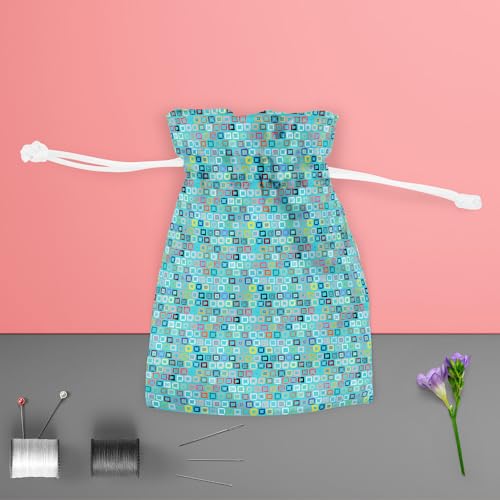 Image of ArtzFolio Geometric Pattern D1 | Pouch Wrist Potli Bag | Bag for Weddings & Casual Parties