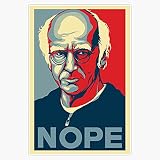 Larry David Nope Vinyl Decal Wall Laptop Bumper Sticker 5"