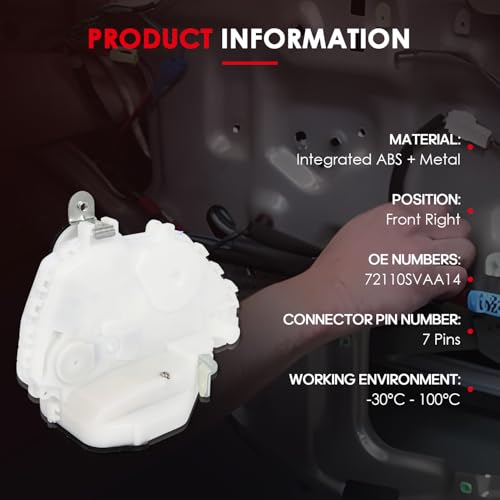 Image of CCIYU Door Lock Actuator Front Right side for Honda Civic 2006-2011