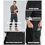 SPOSULEI Cargohose Herren Leichte Outdoor Wanderhose Arbeitshosen Männer Ripstop Taktische Hose Sommer mit Multi Taschen – Bild 5