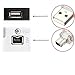 Priaolker 1.2M USB Male to 1394 4 Pin Male DV Cable Firewire 400 IEEE 1394 for Sony DCR-TRV75E Camcorder