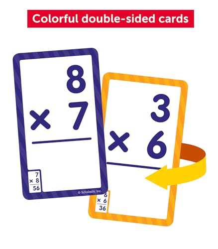 Scholastic Multiplication 0 - 12 Flash Cards