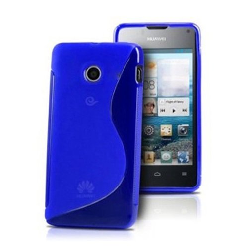 KGC_DOO Custodia S LINE WAVE BLU per Huawei Ascend...