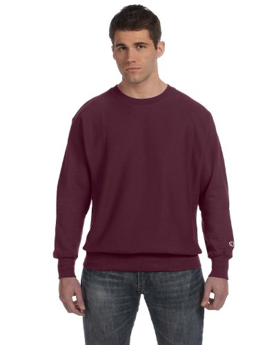 Champion Men's Men' Reverse Weave Fleece Crew,...