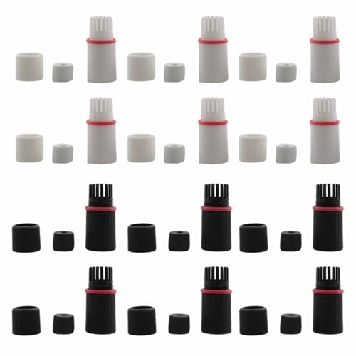 Tapas impermeables de PVC para cable de red de 44 x 20 mm en exteriores