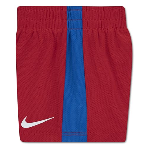 Image of Nike Boys' Dri-FIT Swoosh Logo T-Shirt and Mesh Shorts 2-Piece Outfit Set