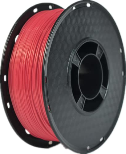 Image of RANKI TPU Filament 1.75 mm Flexible TPU, 3D Printer Filament, Dimensional Accuracy + /- 0.05 mm, 98A,1kg Spool,Red (Near to Pink)