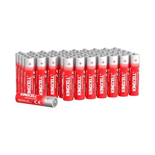 KINGCELL AAA Batteries 48 Pack, 1.5V Triple A Batteries with 10 Years Shelf Life, High Performance...