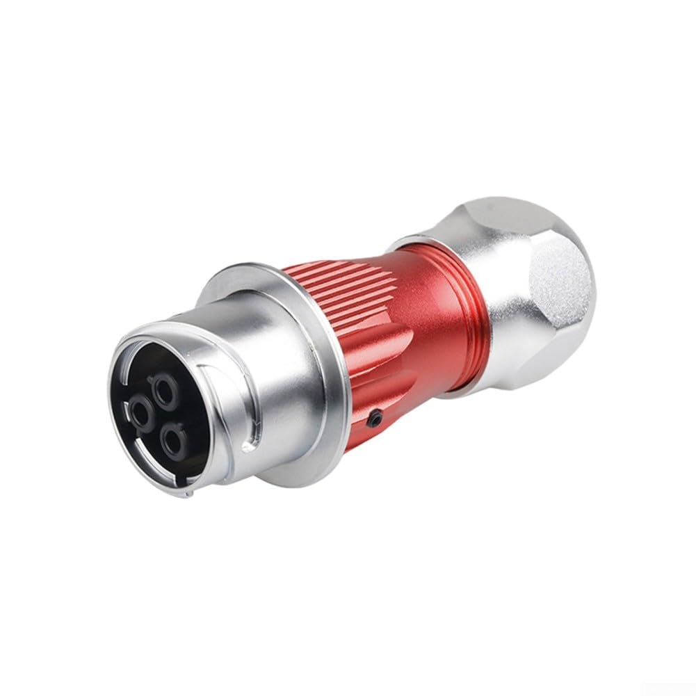Conector impermeable IP68 de 3 pines con carcasa metálica duradera DH24 hembra